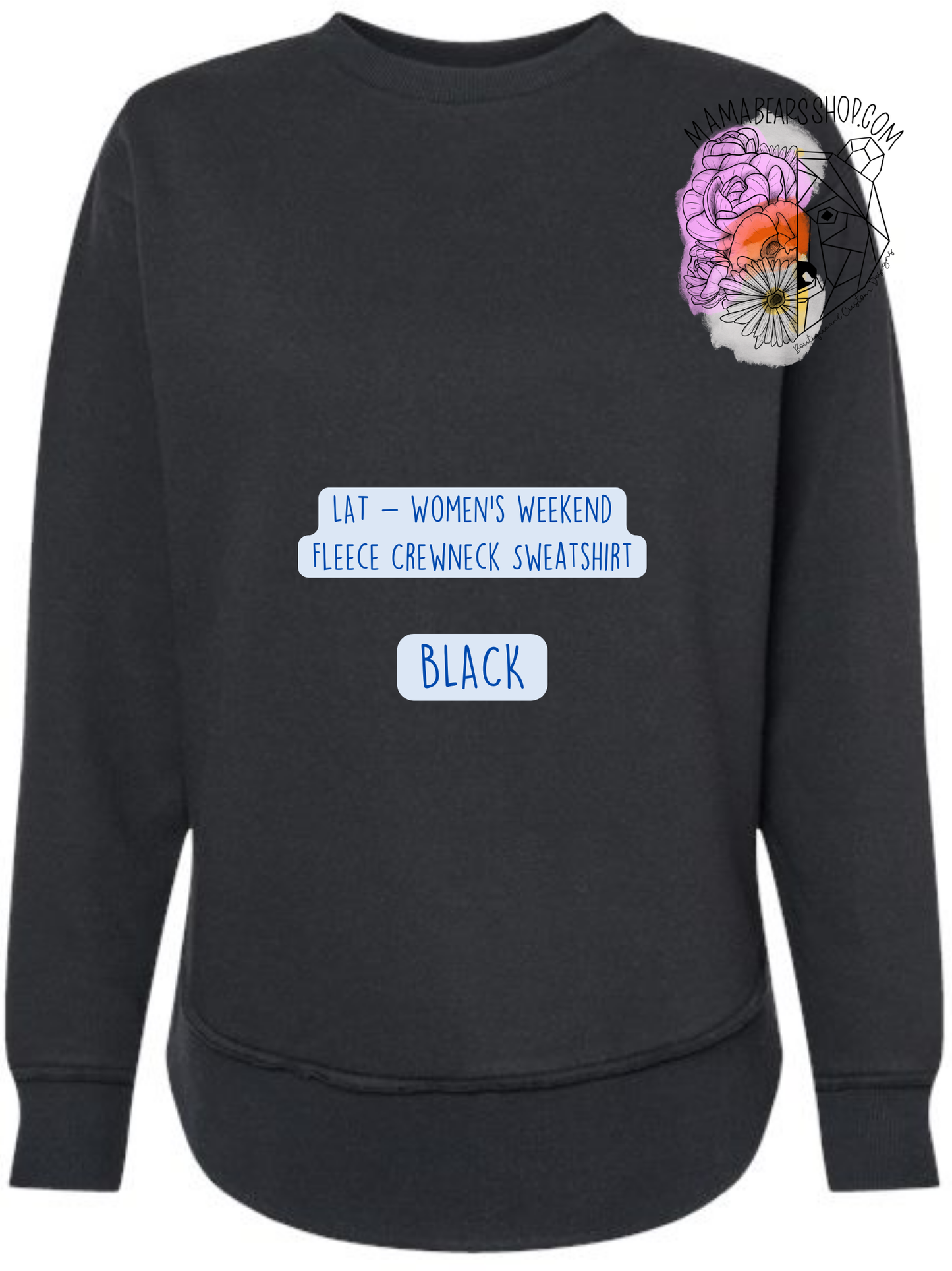 Adult Custom LAT WOMEN'S CREW Harrison rough