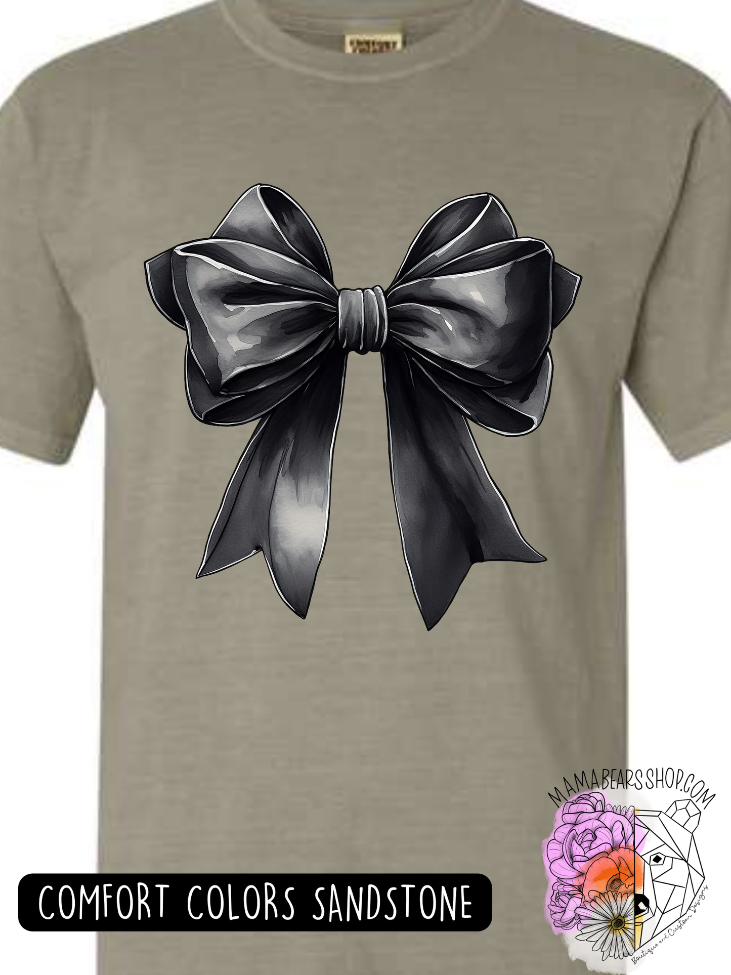 Black Bow Short Sleeve