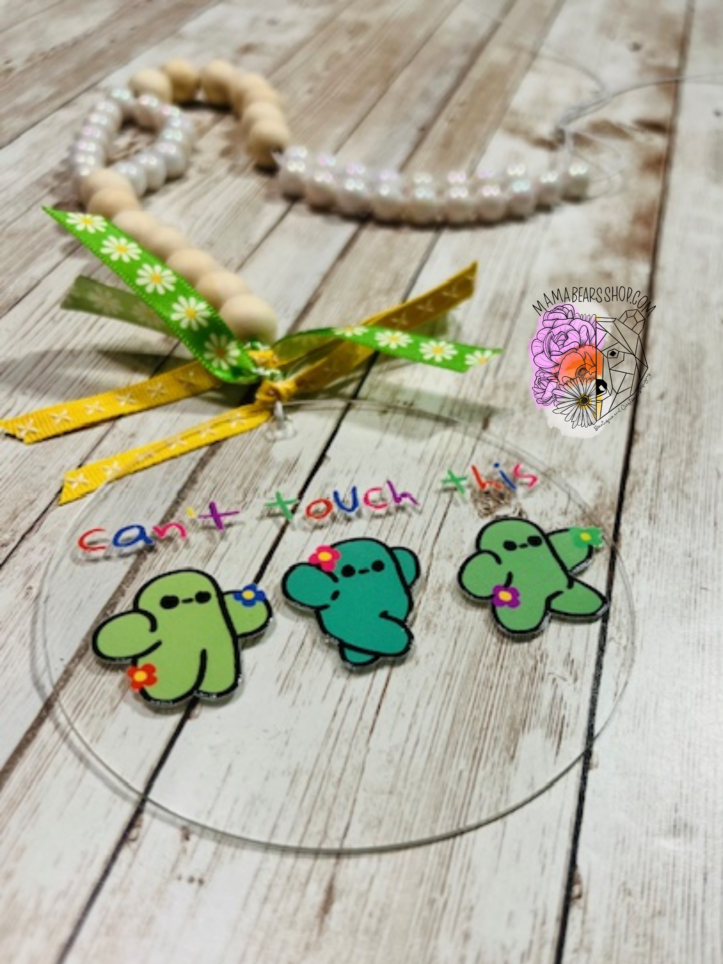 Can't Touch This Beaded Hanger