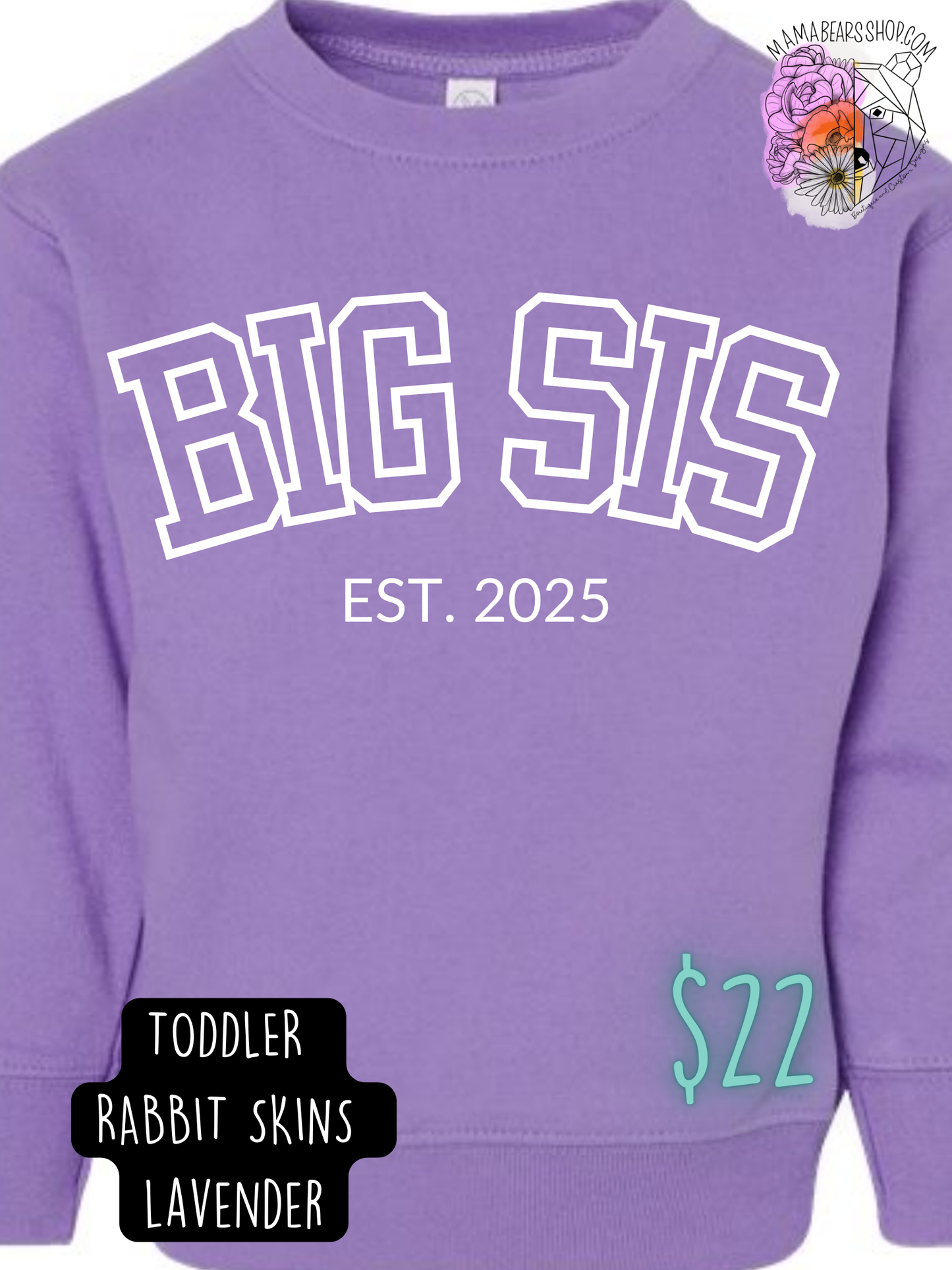 TODDLER SIBLING UPGRADE CREWNECK
