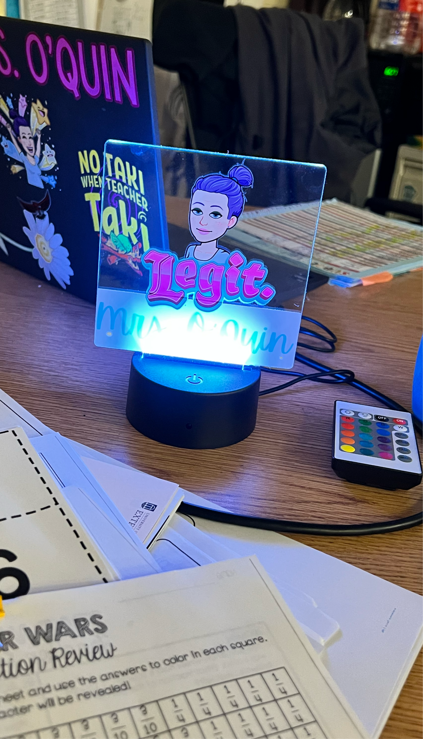 Custom LED light stand