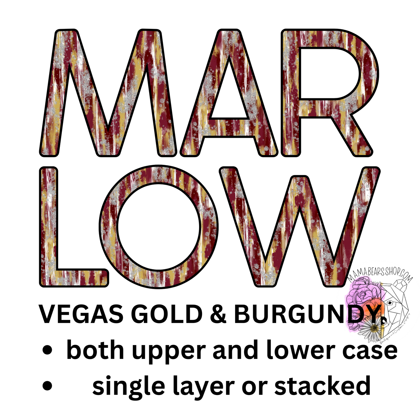 MARLOW FONT CUSTOM SPIRIT WEAR CREWNECK ADULT