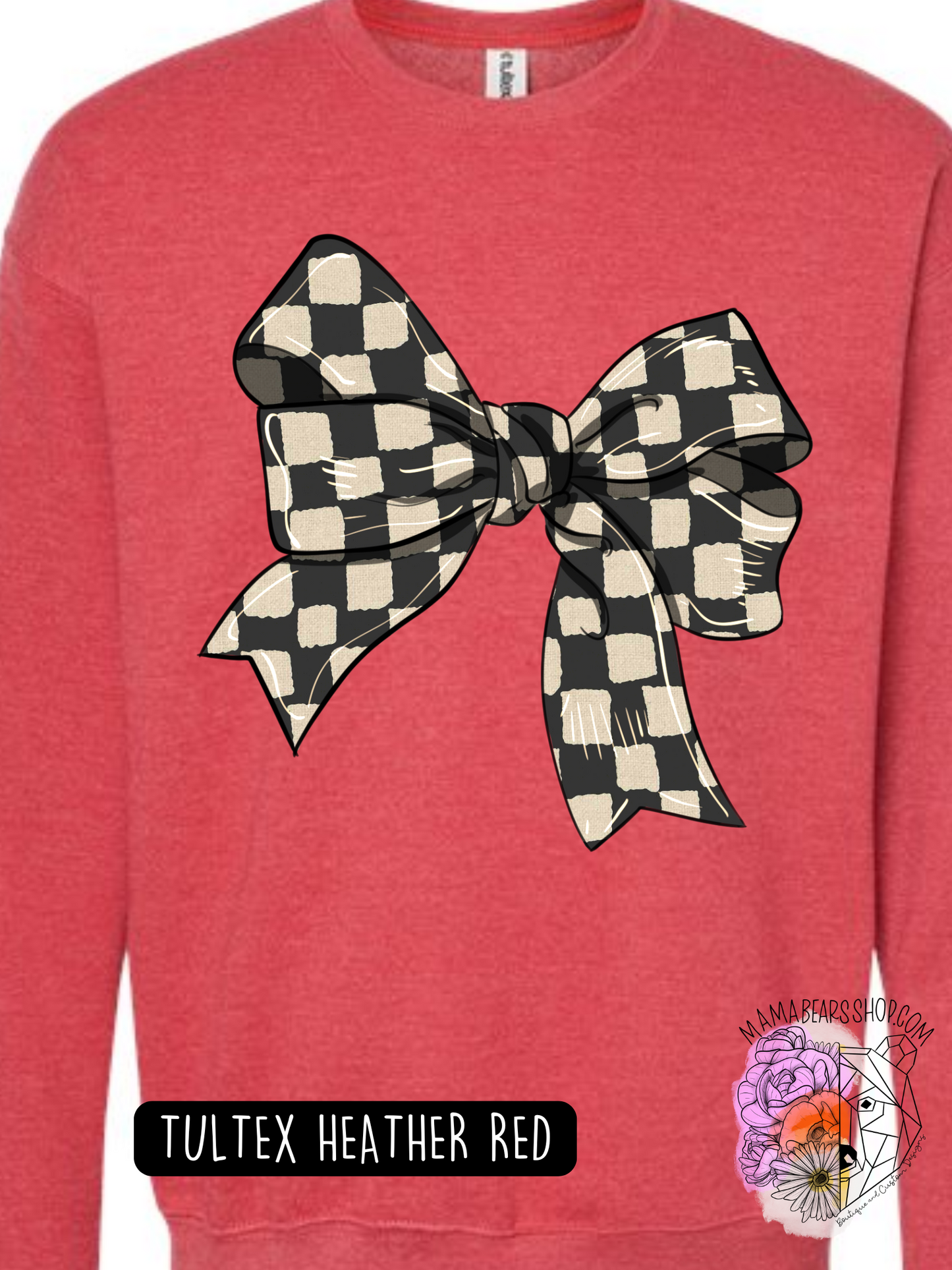 Chckered Bow Coquette