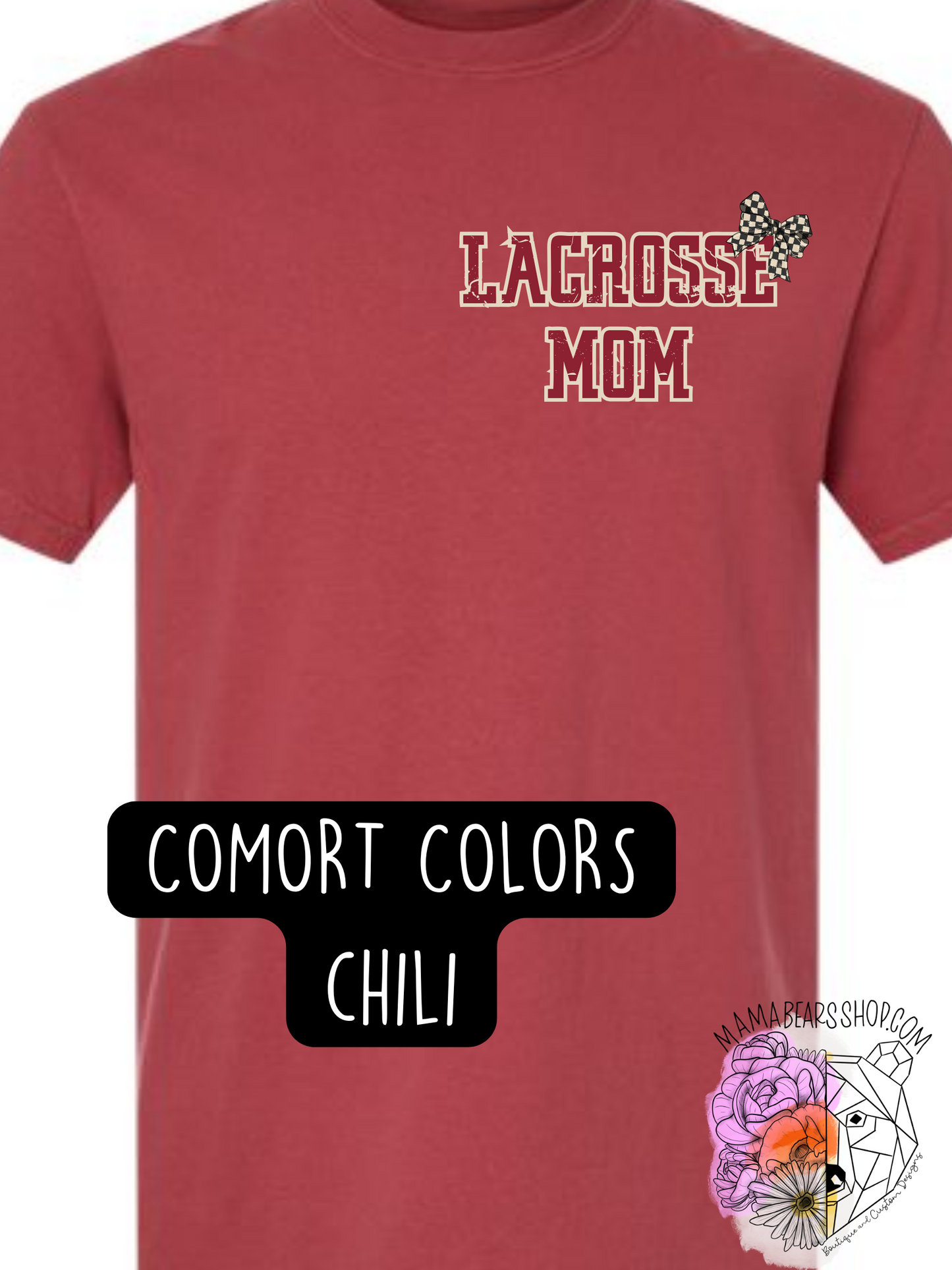 LAX MOM CUSTOM BACK NAME AND NUMBER