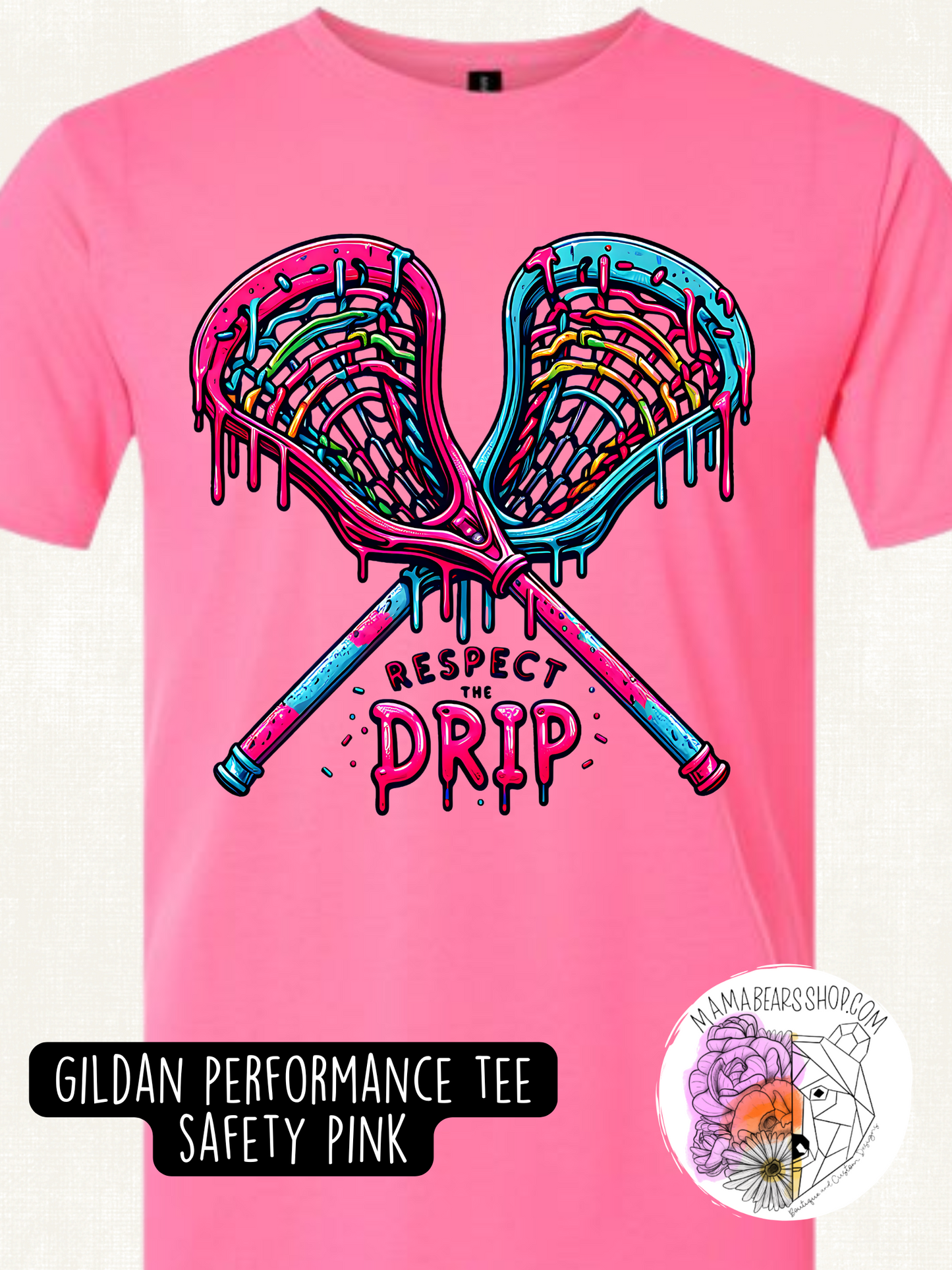 RESPECT THE DRIP LAX PERFORMANCE TEE