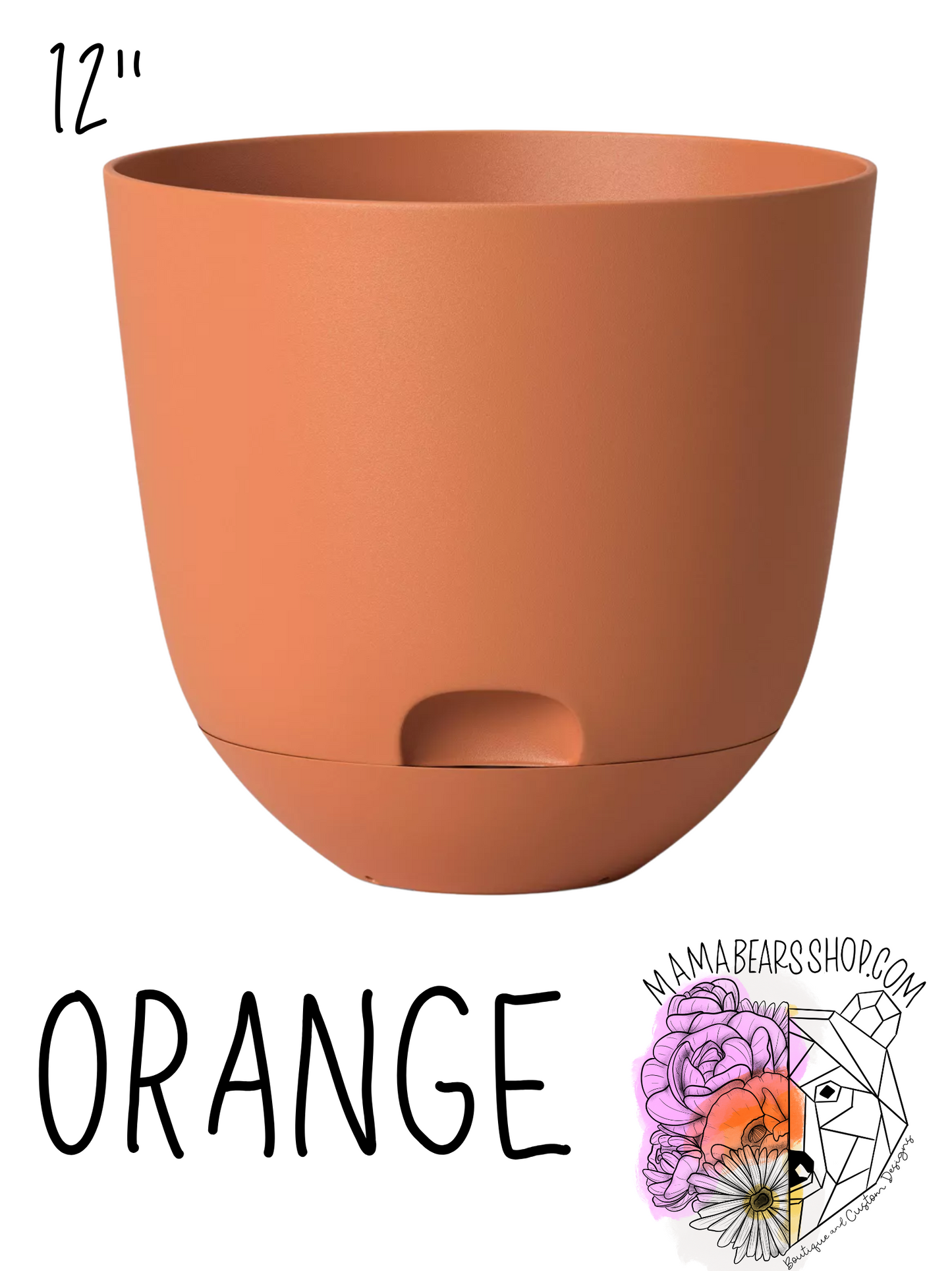 Custom Birth Flowers Planter