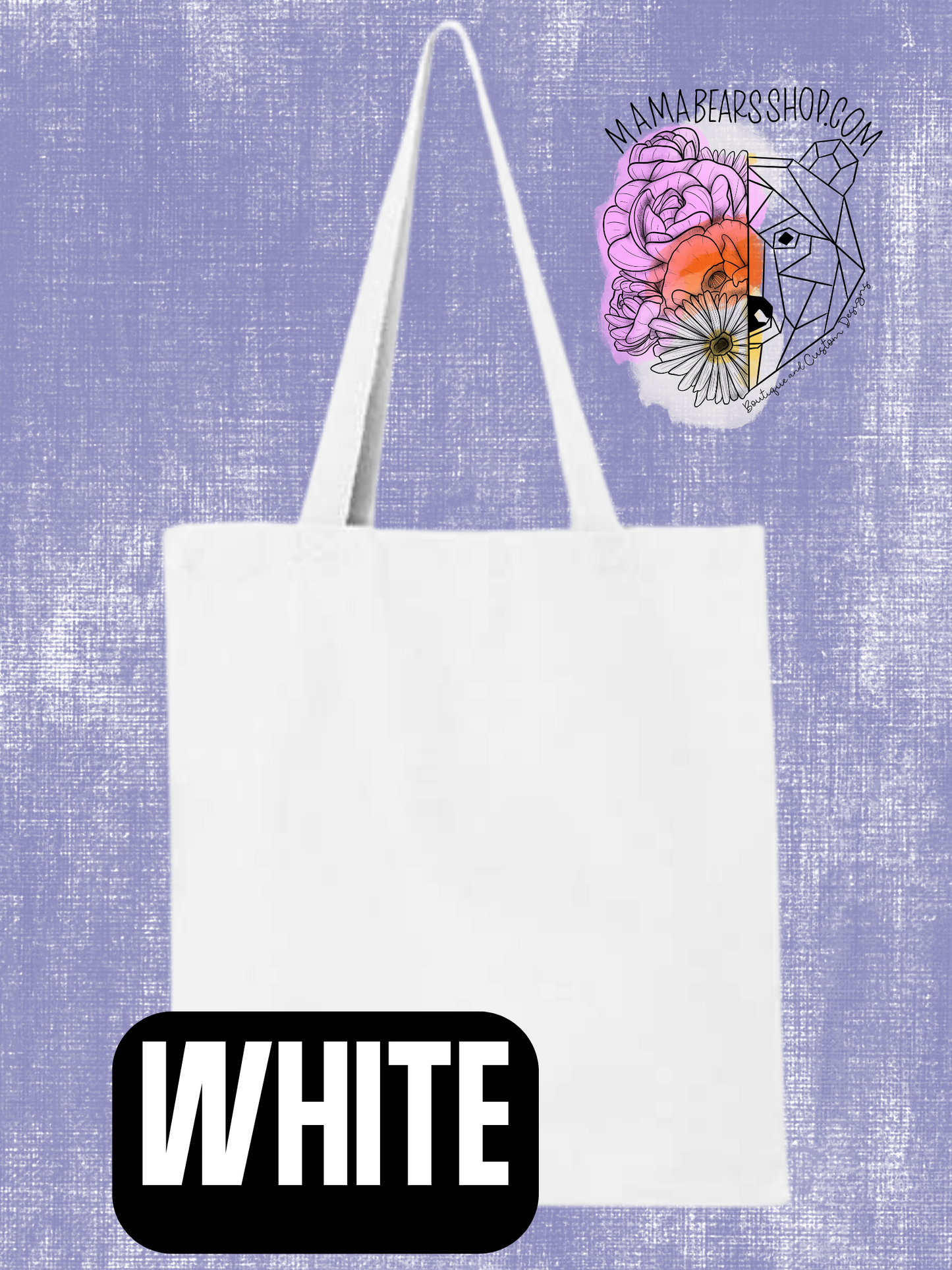 Custom Birth Flowers TOTE BAG