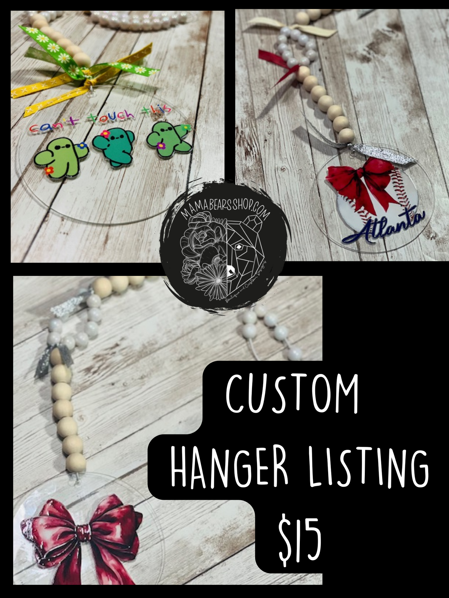 CUSTOM you choose Beaded Hanger