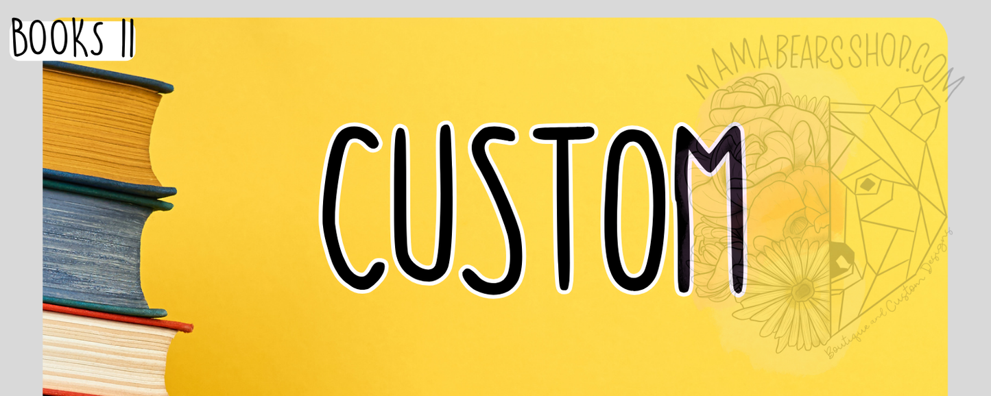 📚LIBRARY/BOOK Custom Labels *14 OPTIONS 📚