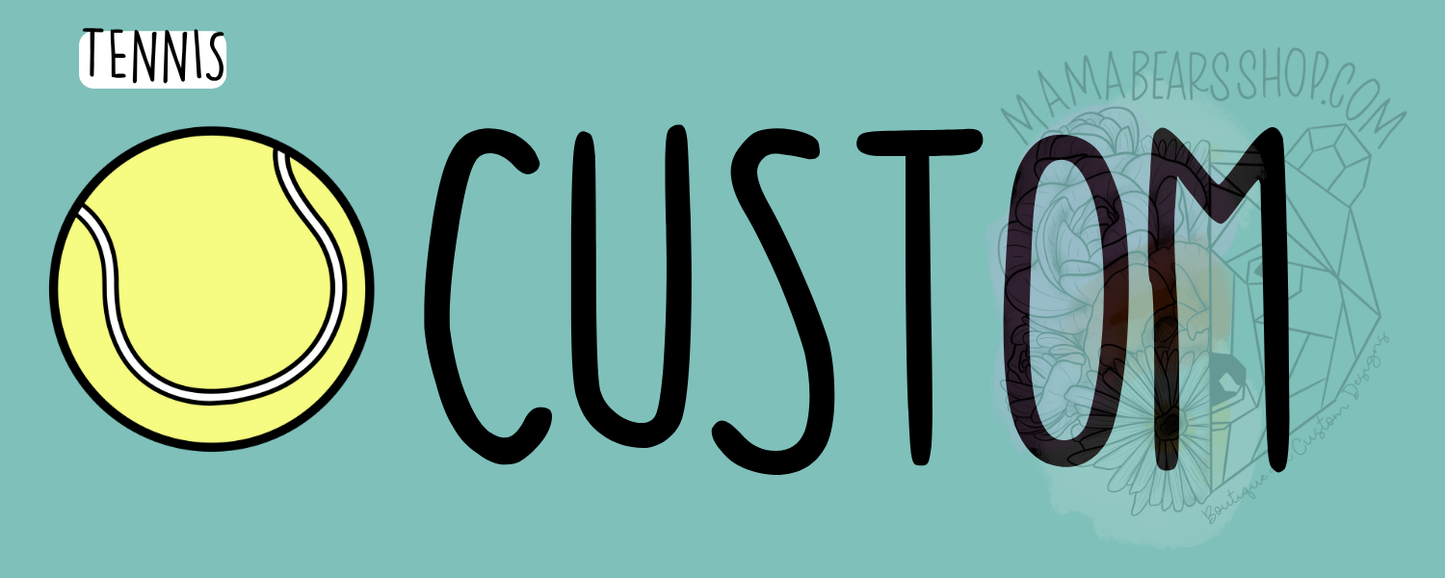 š¾Tennis Custom Labels