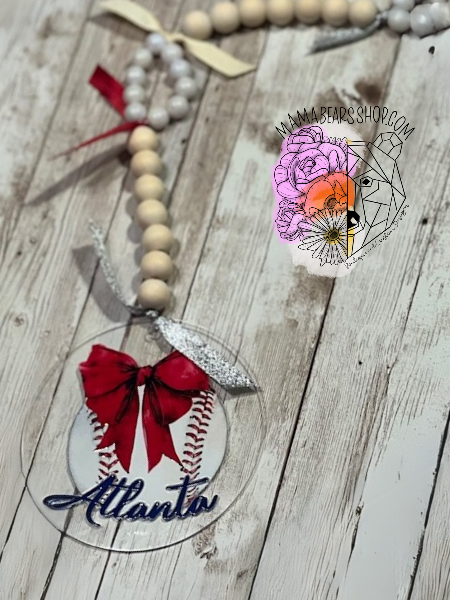 Braves Beaded Hanger