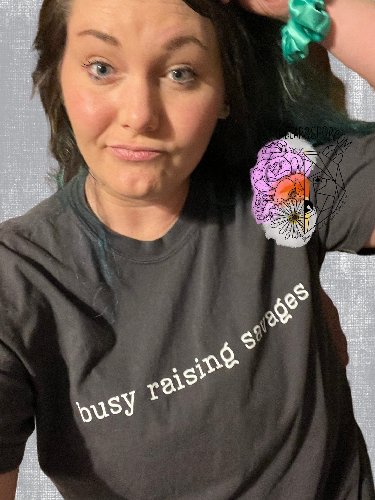 Busy raising savages short sleeve