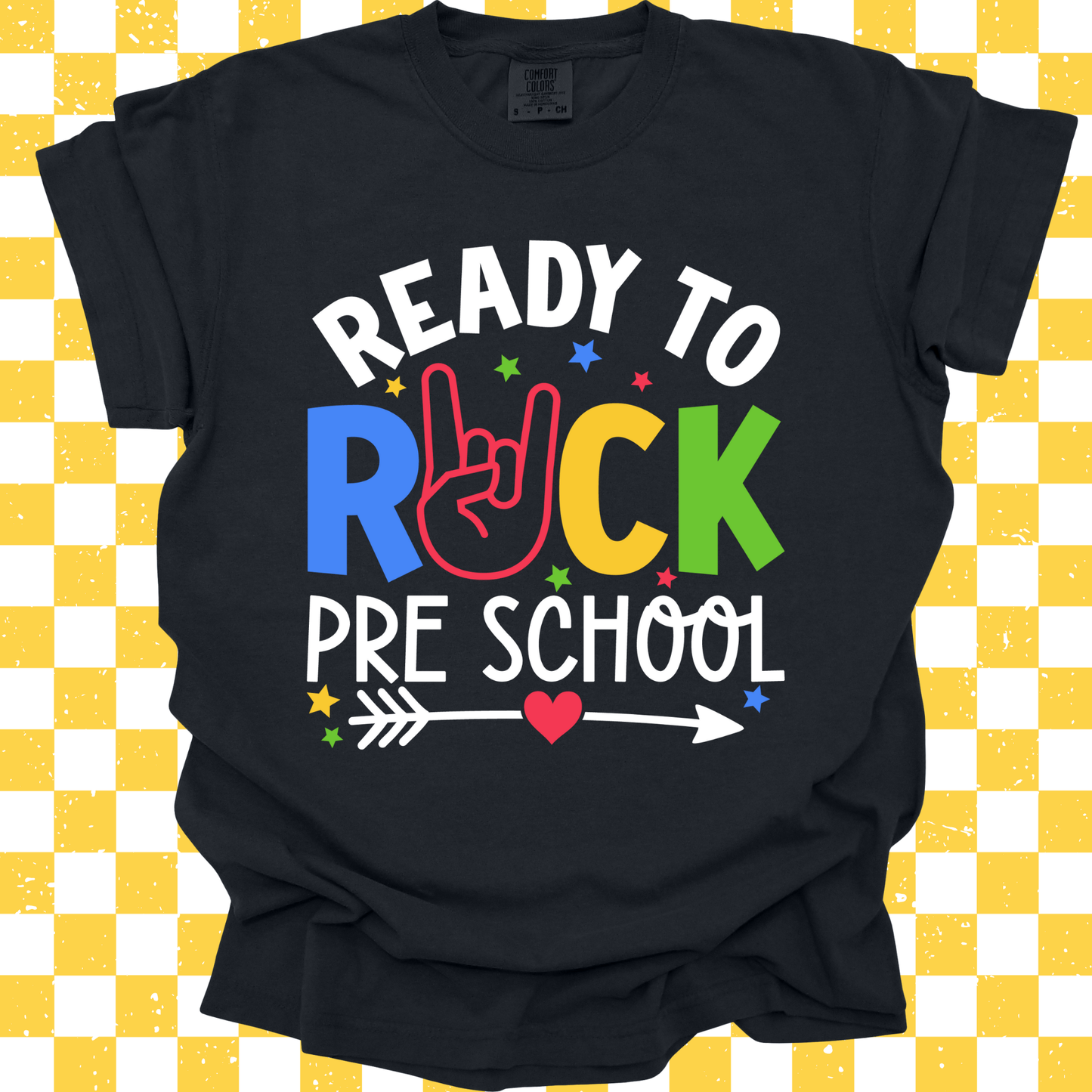 *All grades* READY TO ROCK *Black Tee* YOUTH