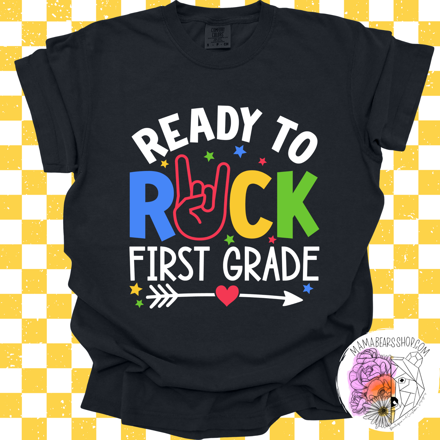 *All grades* READY TO ROCK *Black Tee* YOUTH