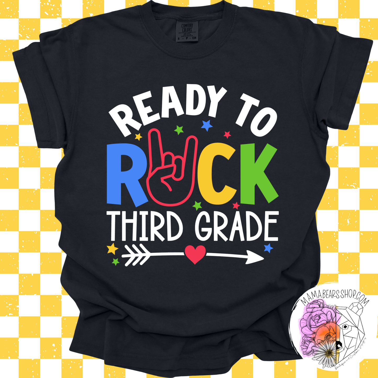 *All grades* READY TO ROCK *Black Tee* YOUTH