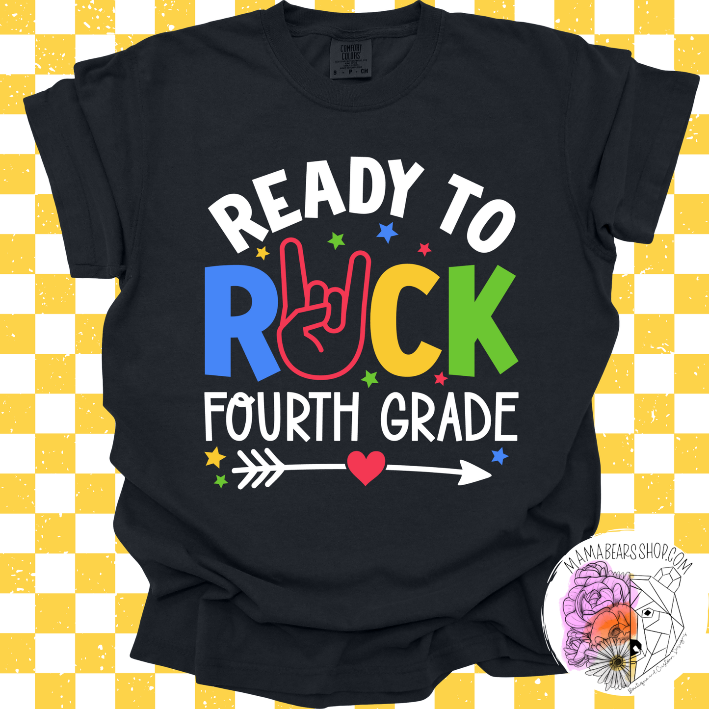 *All grades* READY TO ROCK *Black Tee* YOUTH