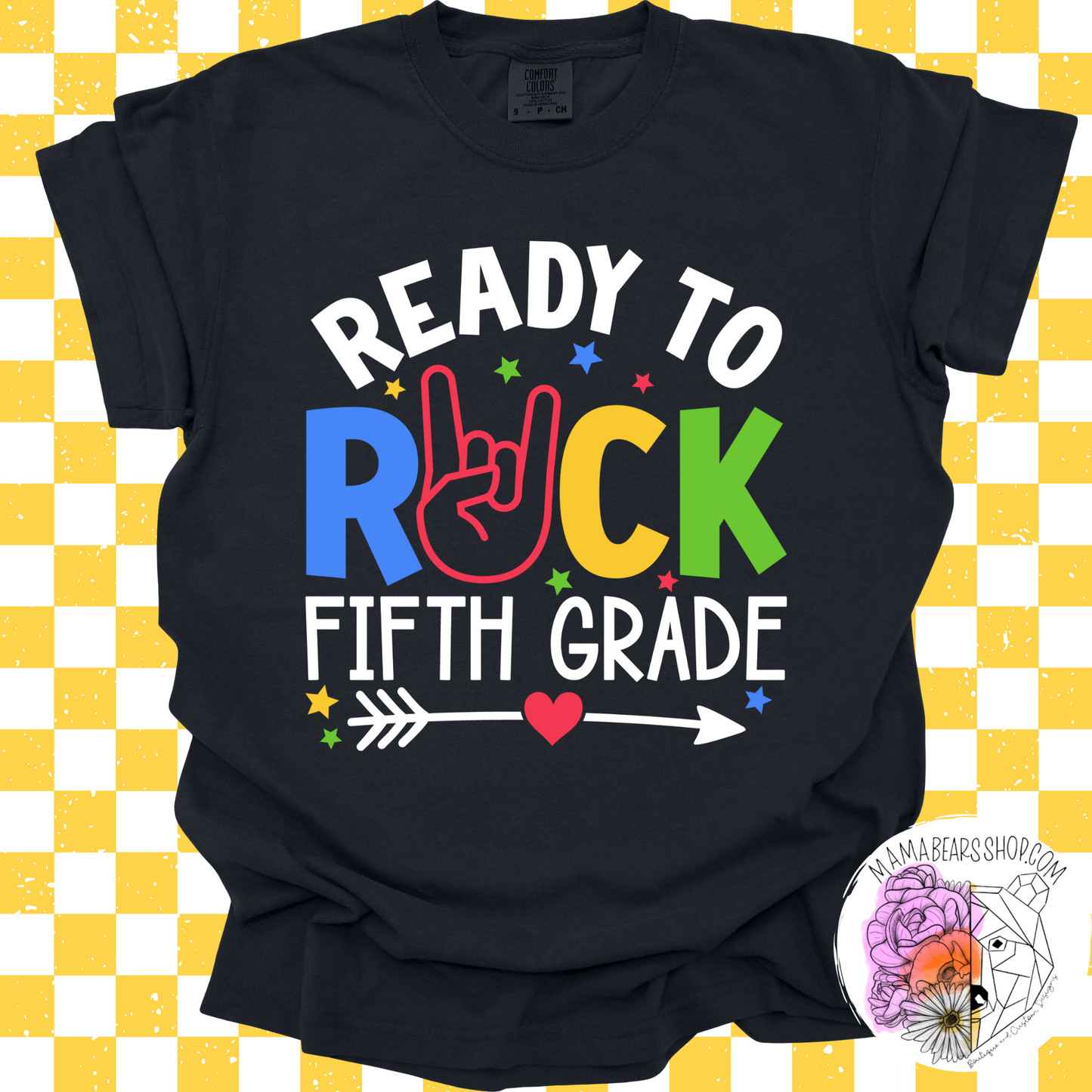 *All grades* READY TO ROCK *Black Tee* YOUTH