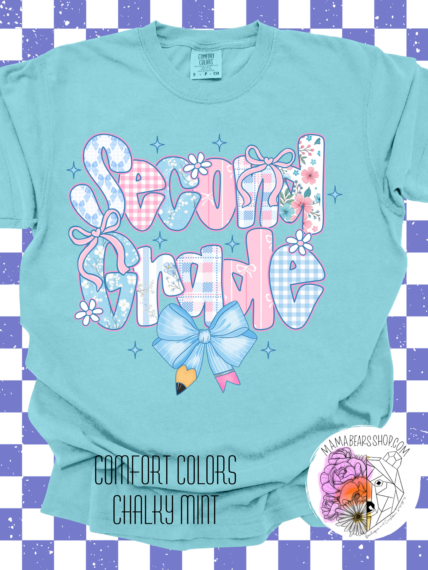 ✏️Pastel Preppy🎀 SECOND GRADE Adult Tee