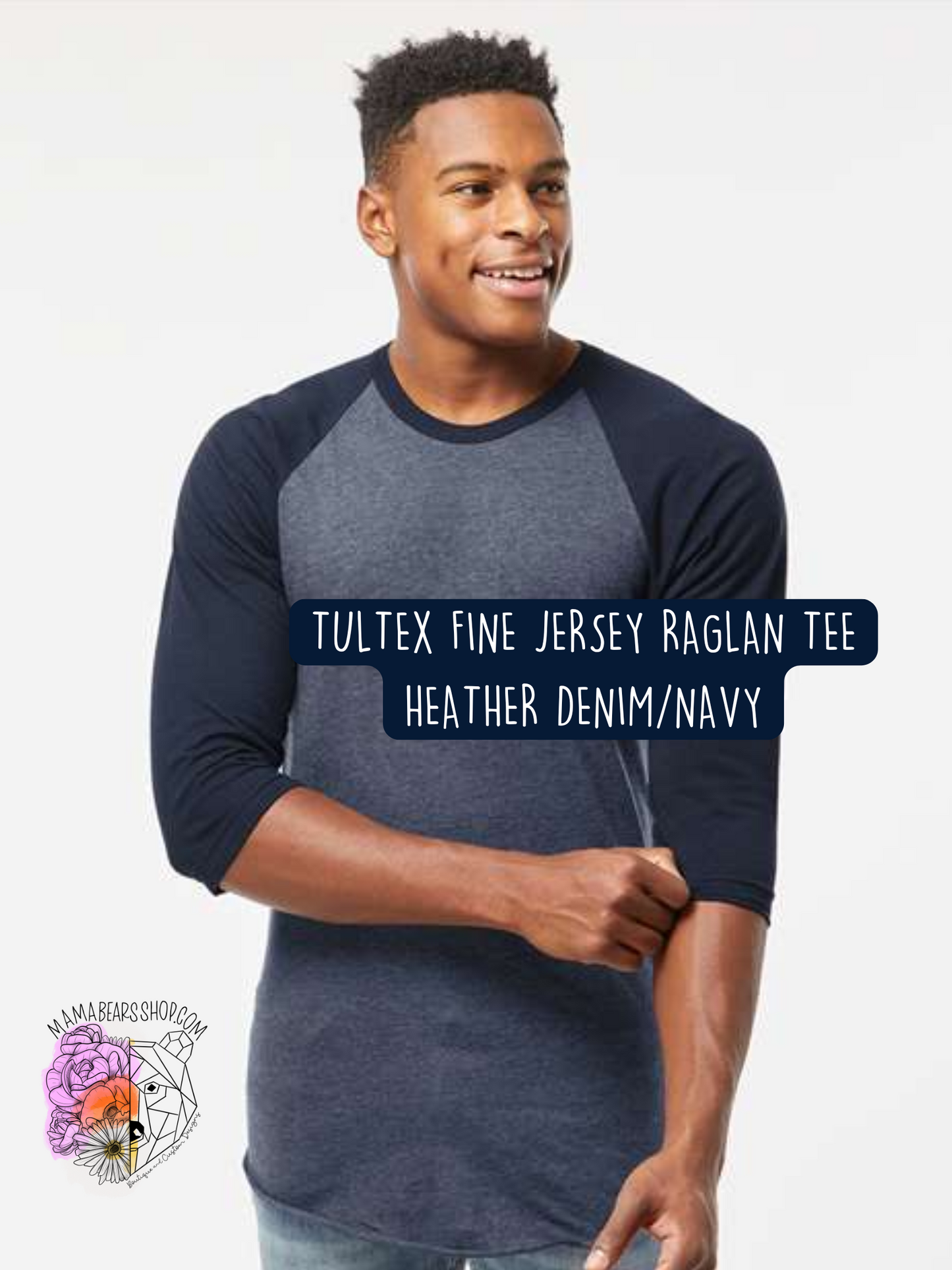 Floral Customized 3/4 Length Tees