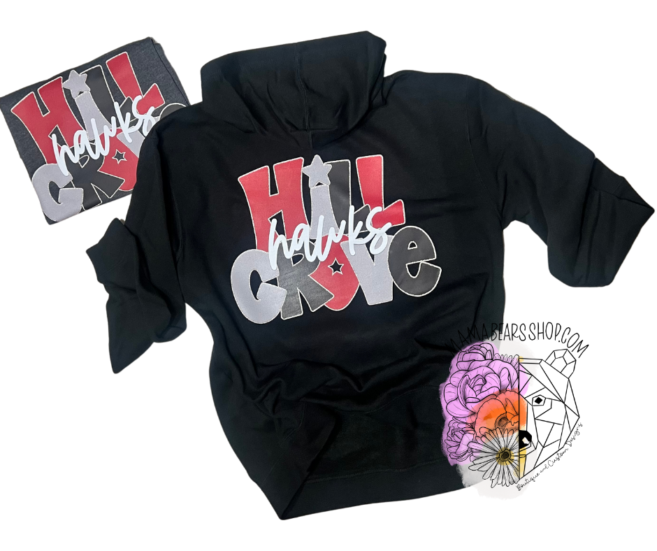 Youth Stacked "Faux Chenille" ITC HOODIE