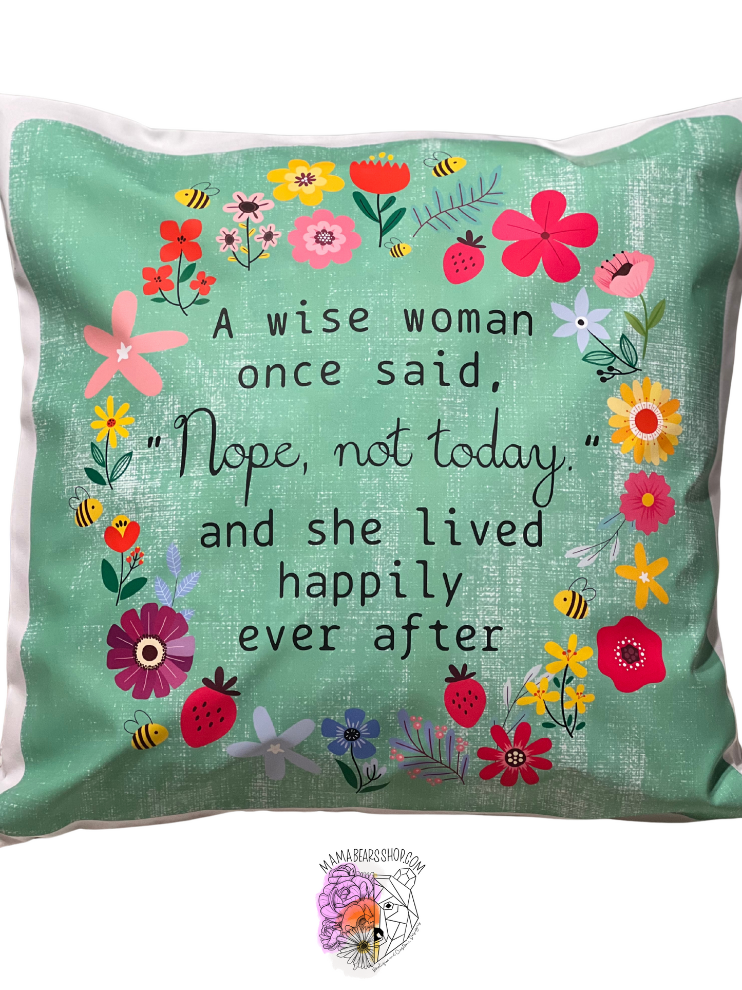 A Wise Woman Throw Pillowcase