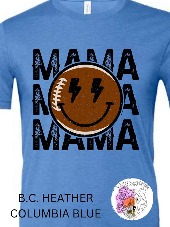 FOOTBALL MAMA SMILEY