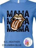 FOOTBALL MAMA CHEETAH LIPS