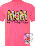 FLORAL Custom Name Tops