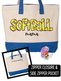 CUSTOM ZIPPER TOTES