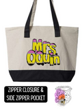 CUSTOM ZIPPER TOTES