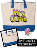 CUSTOM ZIPPER TOTES