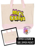 CUSTOM ZIPPER TOTES