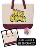 CUSTOM ZIPPER TOTES