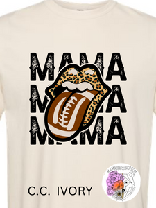 Custom FOOTBALL Name & # LIPS