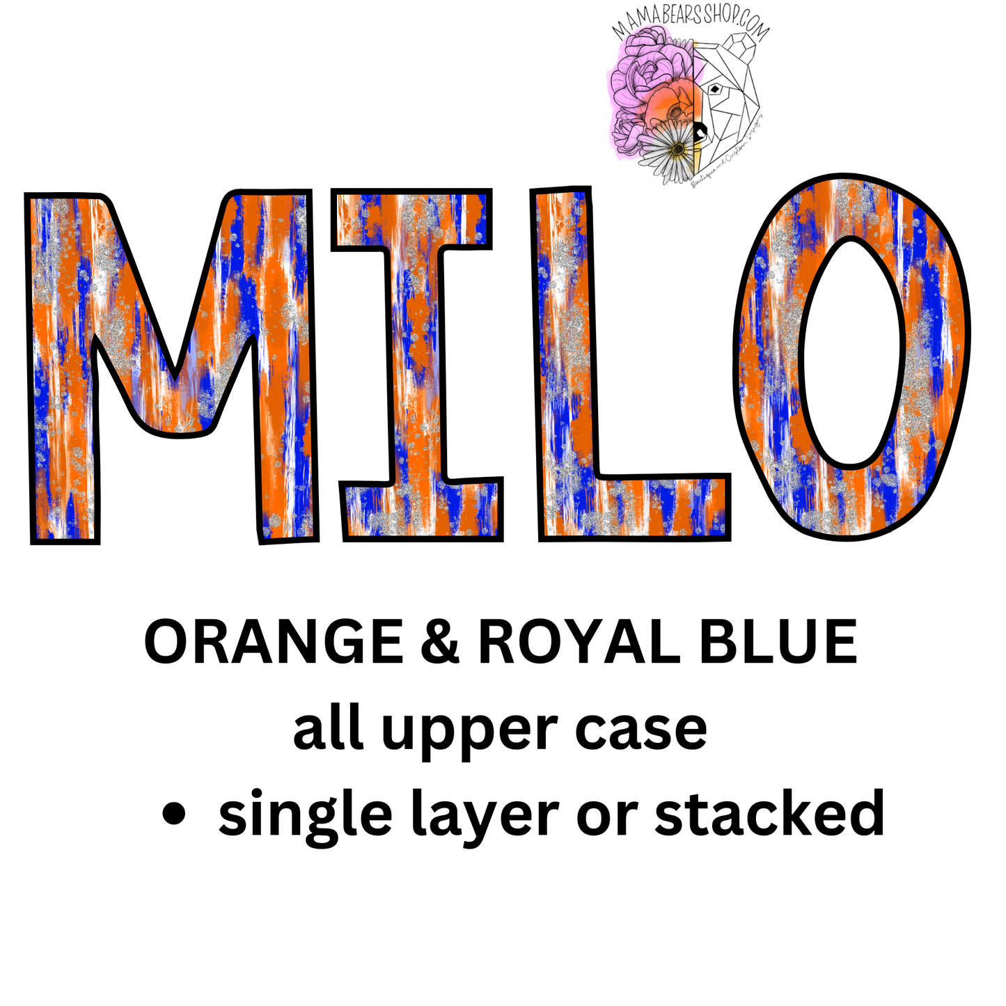 MILO FONT CUSTOM SPIRIT WEAR short sleeve adult BC