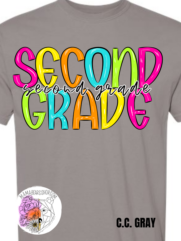 SECOND GRADE **YOUTH MYSTERY TEE