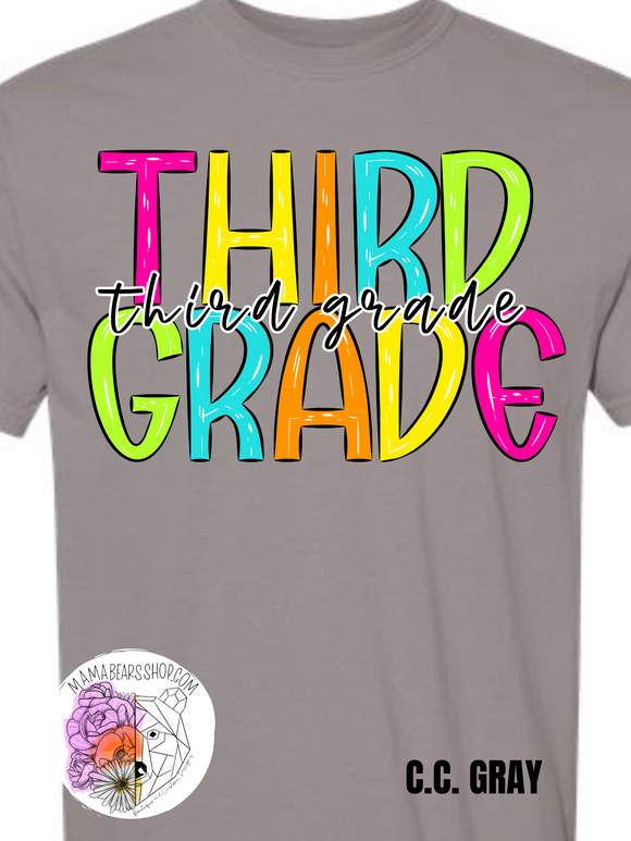 THIRD GRADE **YOUTH MYSTERY TEE