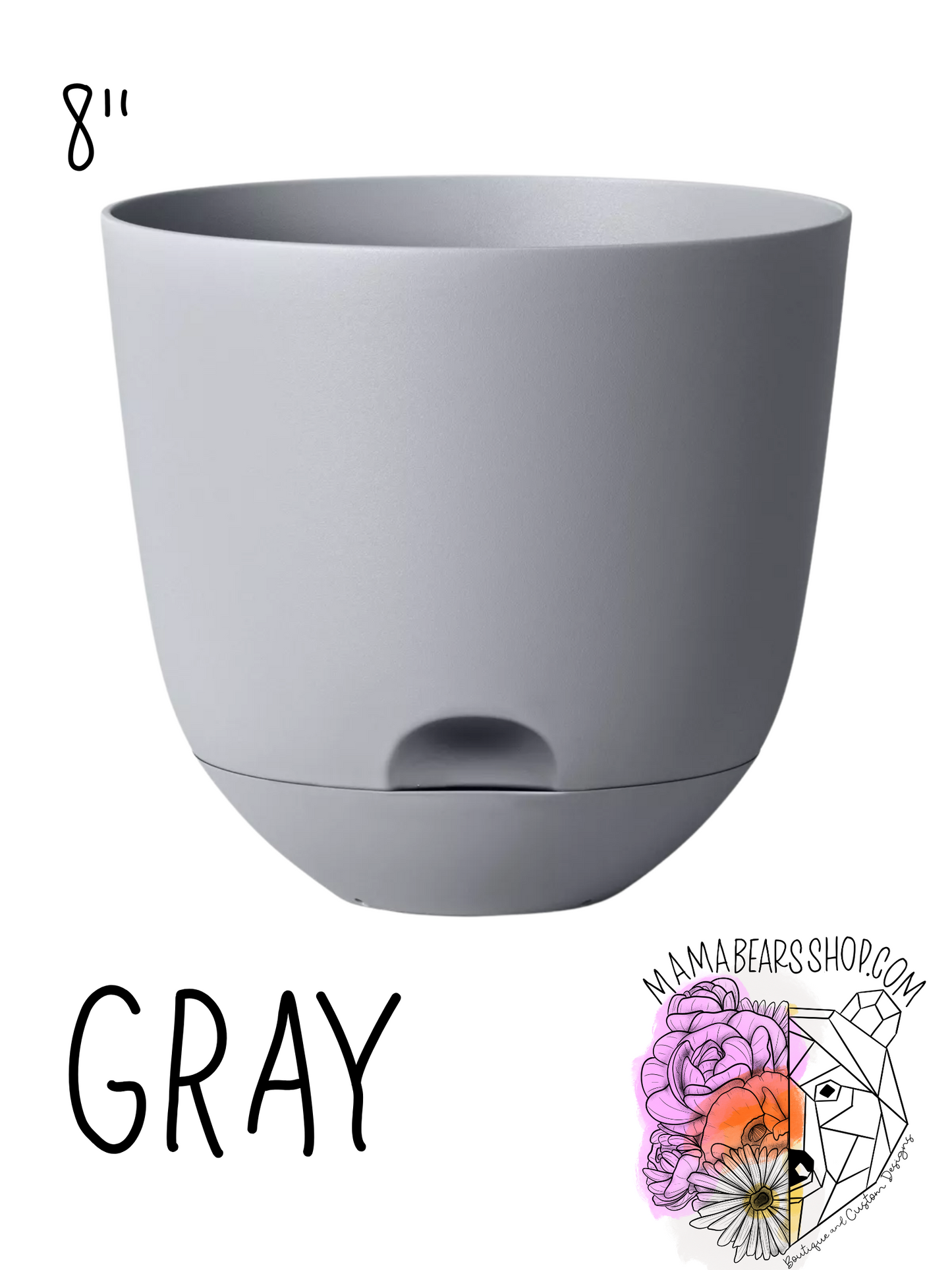 Custom Birth Flowers Planter