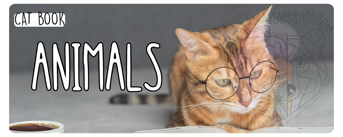 🐈‍⬛😽📖 Cat Book Custom Labels
