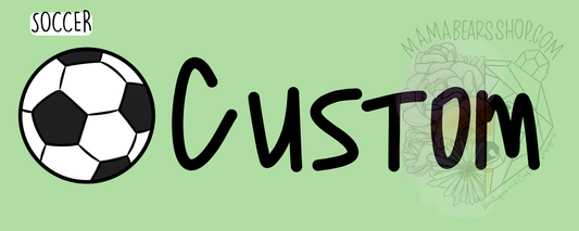 ⚽Soccer Custom Labels
