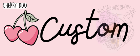 🍒Cherry Duo Custom Labels