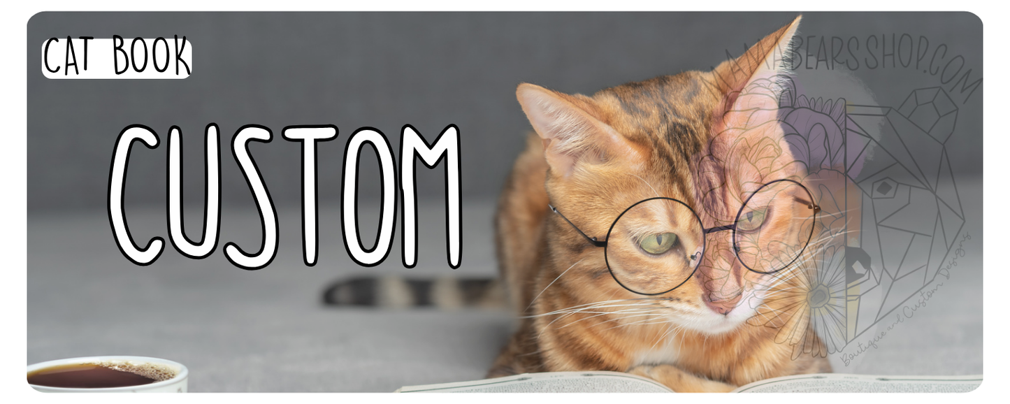🐈‍⬛😽📖 Cat Book Custom Labels