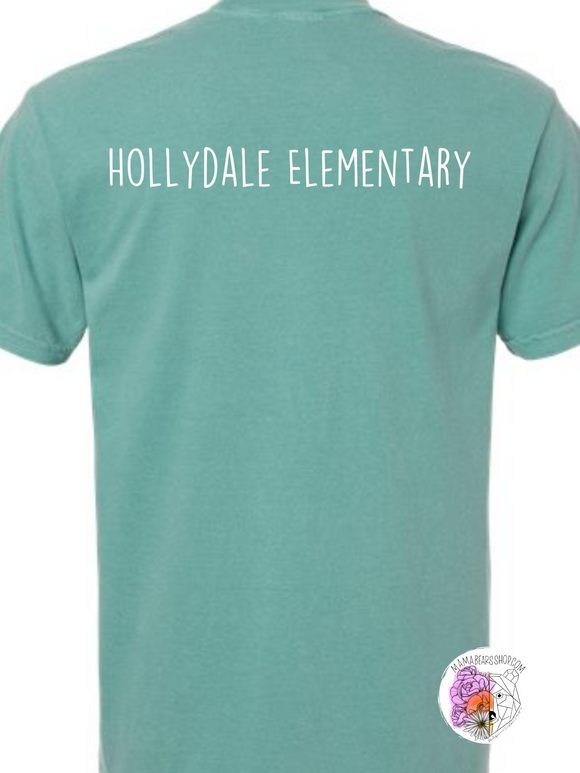 Hollydale *School name on BACK, PRINT