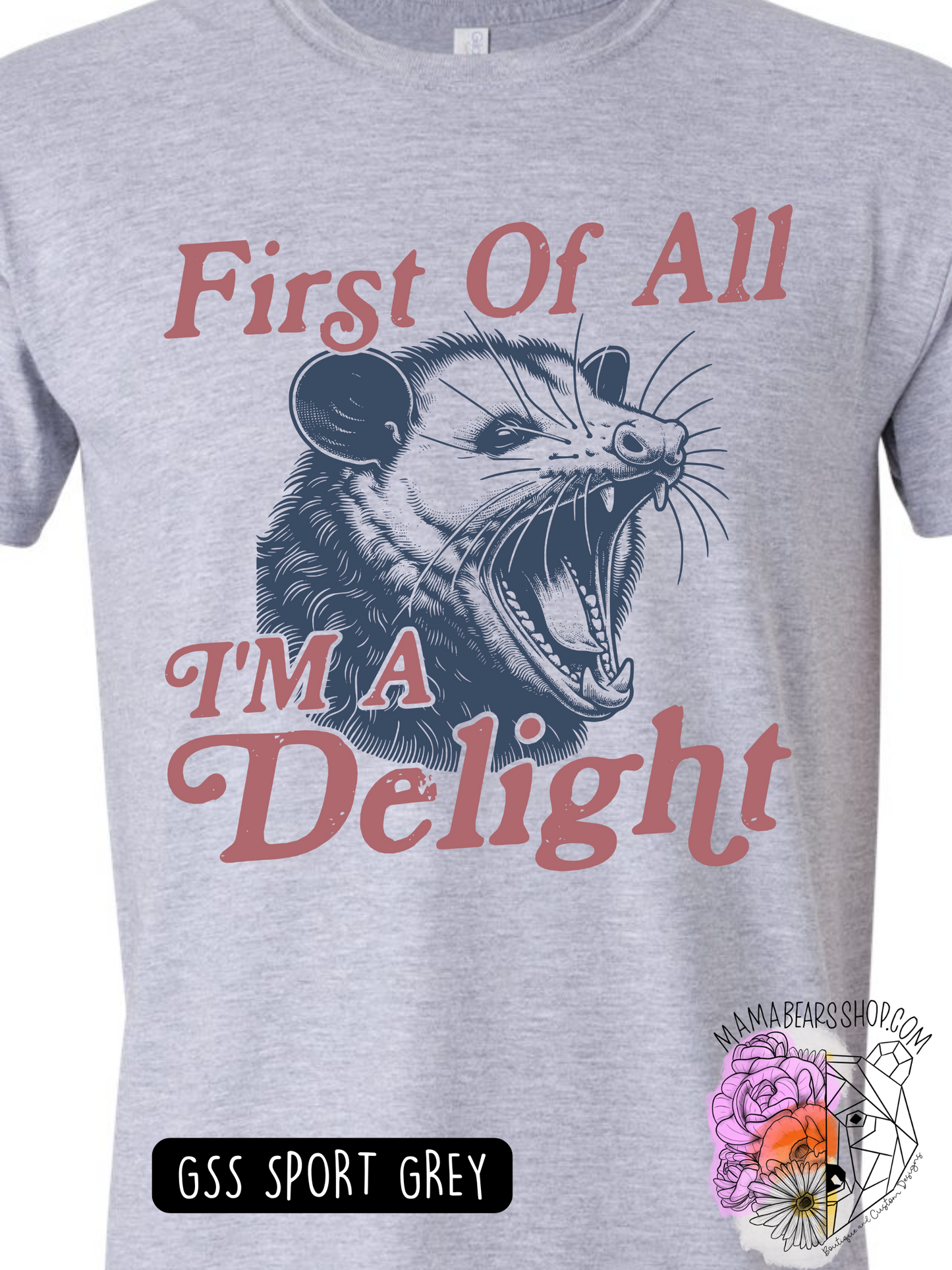 First of All, I'm a Delight *COLOR