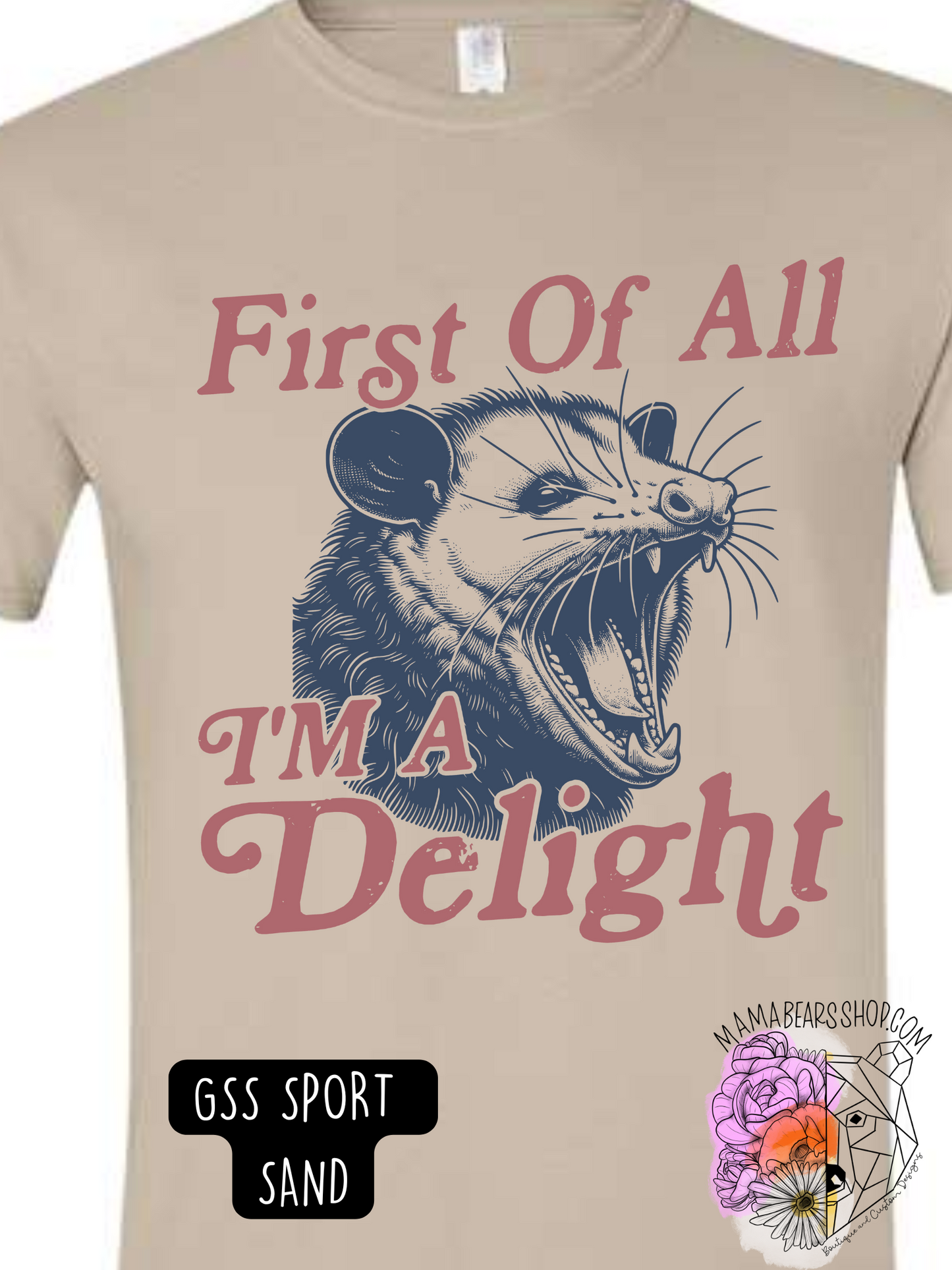 First of All, I'm a Delight *COLOR