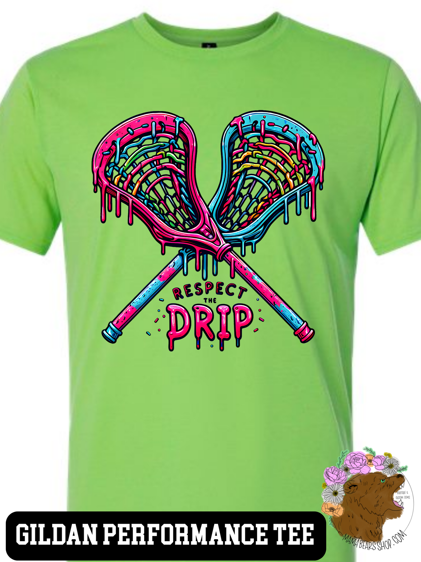 RESPECT THE DRIP LAX PERFORMANCE TEE