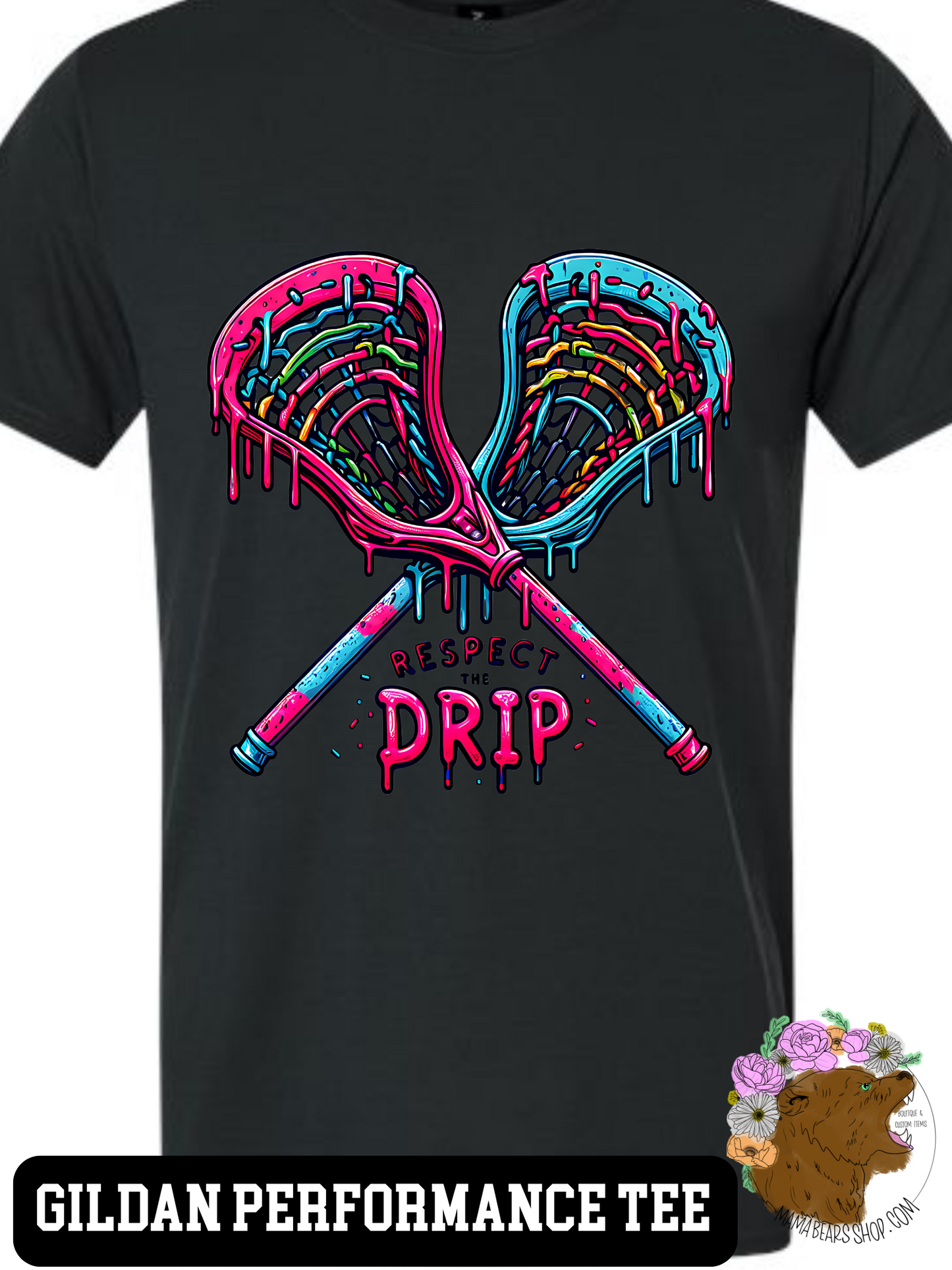 RESPECT THE DRIP LAX PERFORMANCE TEE