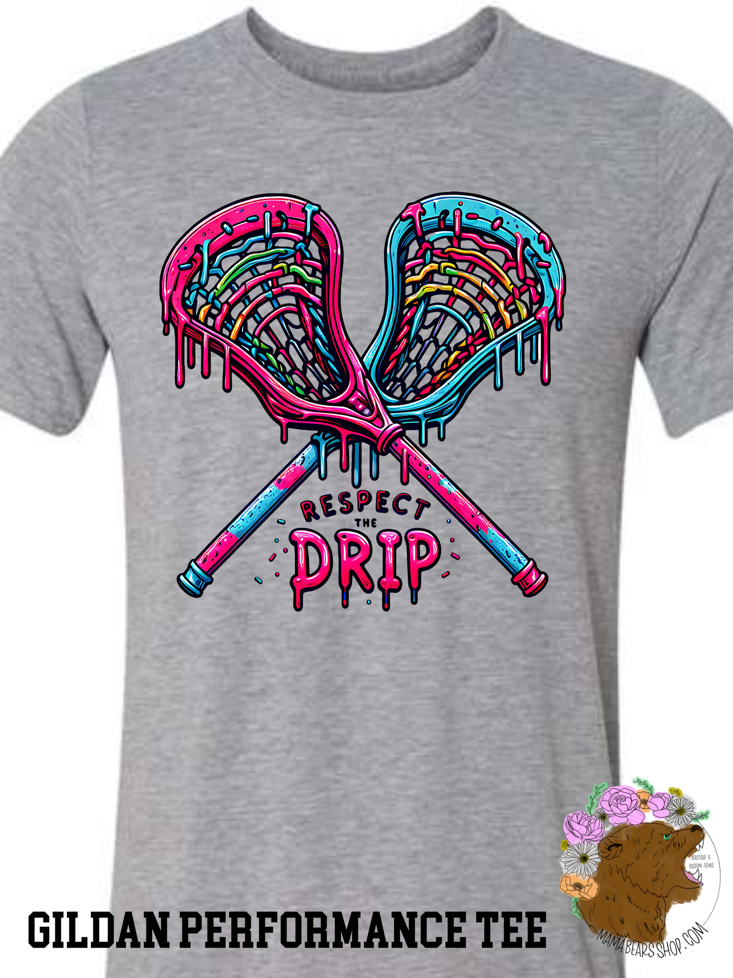 RESPECT THE DRIP LAX PERFORMANCE TEE