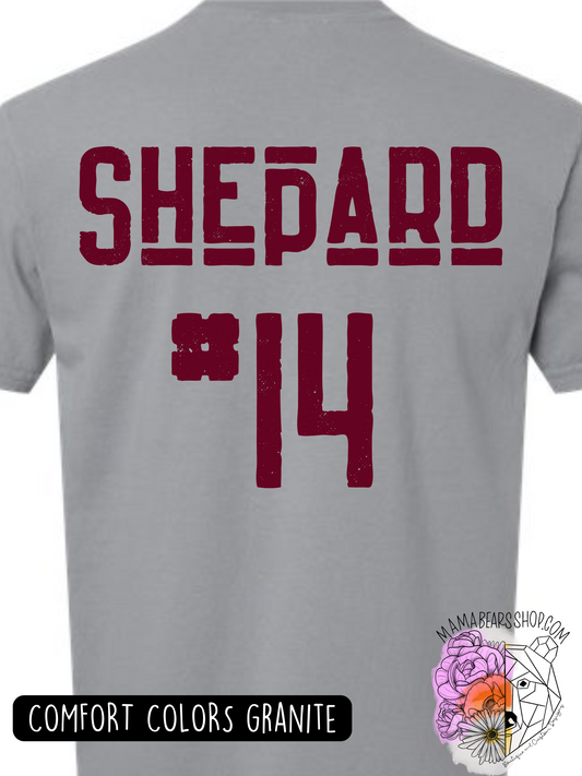 LAX MOM CUSTOM BACK NAME AND NUMBER ROUGH FONT