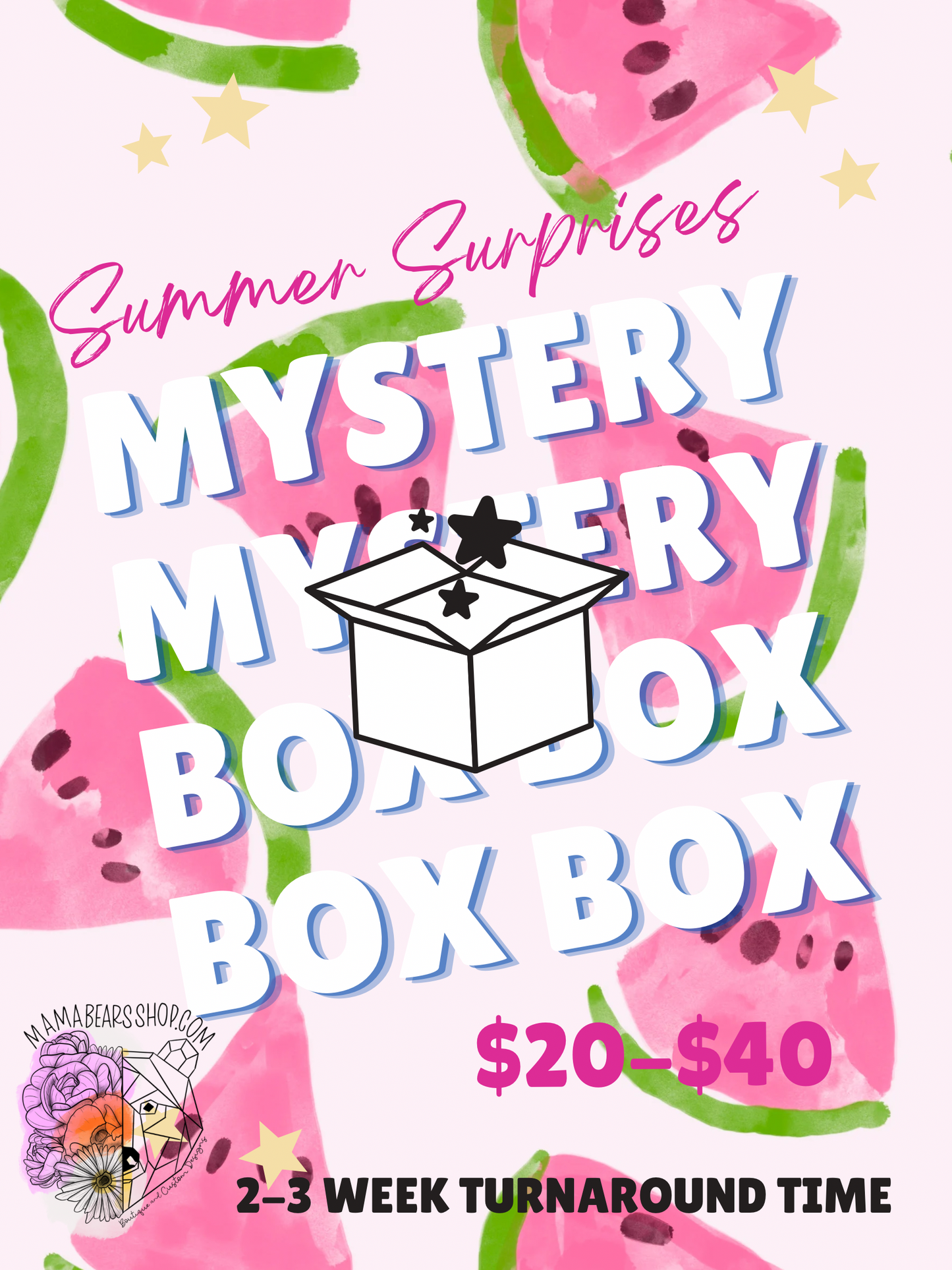Infant/ Toddler Summer Mystery Box